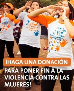 Haga una Donacion Para poner fin a la violencia contra las mujeres